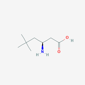 molecular formula C8H17NO2 B1314651 (S)-3-Amino-5,5-dimethylhexanoic acid 