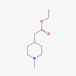 molecular formula C10H19NO2 B1314653 2-(1-甲基哌啶-4-基)乙酸乙酯 CAS No. 67686-05-9