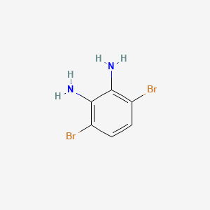molecular formula C6H6Br2N2 B1314658 3,6-二溴苯-1,2-二胺 CAS No. 69272-50-0