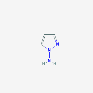 molecular formula C3H5N3 B1314663 1H-pyrazol-1-amine CAS No. 3994-46-5