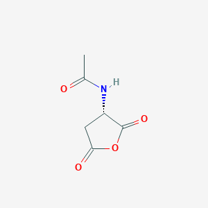 molecular formula C6H7NO4 B1314667 N-Acetyl-L-aspartic acid anhydride CAS No. 41148-79-2