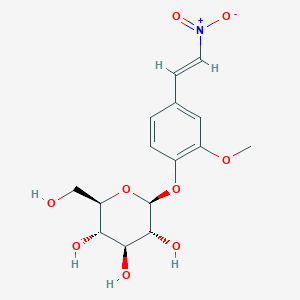 molecular formula C15H19NO9 B13146842 MNP-Glc 