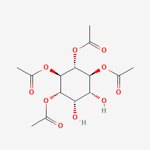 molecular formula C14H20O10 B1314689 3,4,5,6-Tetra-O-acetyl-D-myo-inositol 