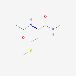 molecular formula C8H16N2O2S B1314692 N~2~-乙酰基-N-甲基-L-蛋氨酰胺 CAS No. 29744-03-4
