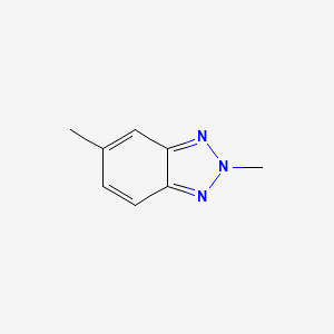 molecular formula C8H9N3 B13146928 2,5-Dimethyl-2H-benzo[d][1,2,3]triazole 