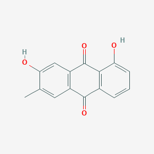 molecular formula C15H10O4 B13146936 1,7-Dihydroxy-6-methylanthracene-9,10-dione CAS No. 669089-91-2