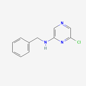 molecular formula C11H10ClN3 B1314695 N-Benzyl-6-chloropyrazin-2-amine CAS No. 426829-61-0