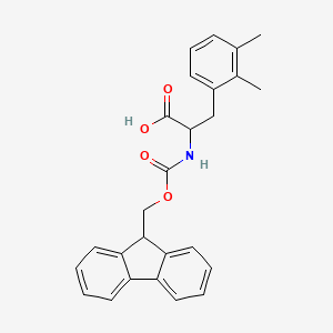 molecular formula C26H25NO4 B13146996 Fmoc-L-2,3-Dimethylphe 