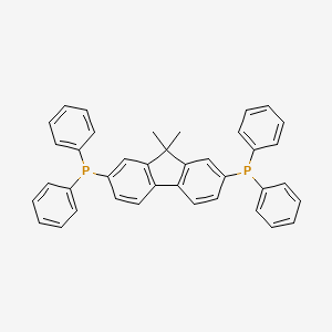 molecular formula C39H32P2 B13147036 (9,9-Dimethyl-9H-fluorene-2,7-diyl)bis(diphenylphosphine) 