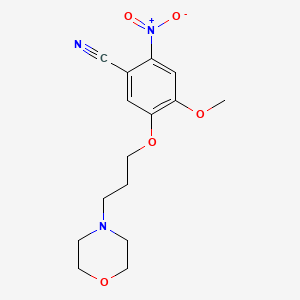 molecular formula C15H19N3O5 B1314705 Gefitinib impurity 1 CAS No. 675126-26-8