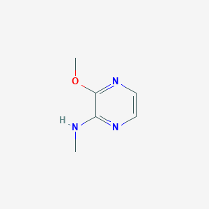 molecular formula C6H9N3O B13147147 3-methoxy-N-methylpyrazin-2-amine 