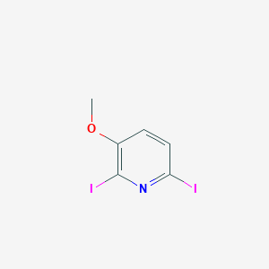 molecular formula C6H5I2NO B1314718 2,6-Diiodo-3-methoxypyridine CAS No. 437709-98-3