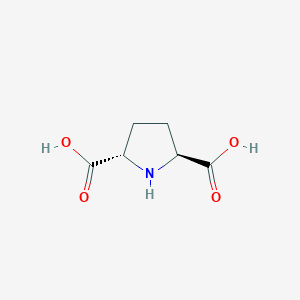 molecular formula C6H9NO4 B1314721 (2S,5S)-Pyrrolidine-2,5-dicarboxylic acid CAS No. 81702-31-0
