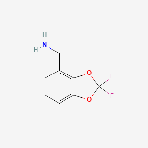 molecular formula C8H7F2NO2 B1314724 4-Aminomethyl-2,2-difluoro-1,3-benzodioxole CAS No. 531508-46-0