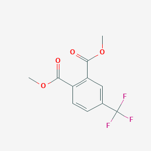 molecular formula C11H9F3O4 B1314729 Dimethyl 4-(trifluoromethyl)phthalate CAS No. 728-47-2