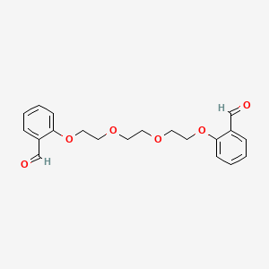 molecular formula C20H22O6 B1314735 1,2-Bis[2-(2-formylphenoxy)ethoxy]ethane CAS No. 82645-24-7