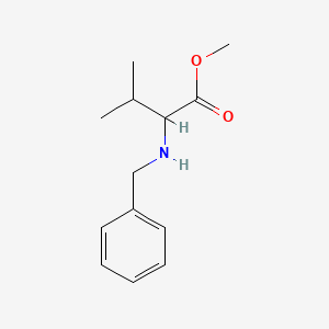 molecular formula C13H19NO2 B13147392 Methyl 2-(benzylamino)-3-methylbutanoate 