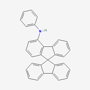 molecular formula C31H21N B13147423 N-Phenyl-9,9'-spirobi[fluoren]-4-amine 