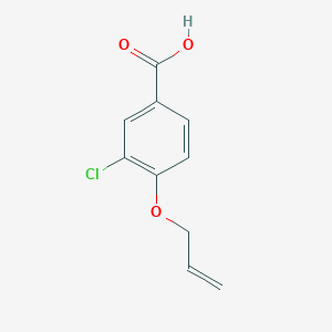molecular formula C10H9ClO3 B1314744 Benzoic acid, 3-chloro-4-(2-propenyloxy)- CAS No. 65650-44-4