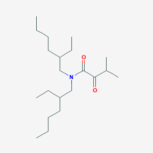 molecular formula C21H41NO2 B13147486 N,N-Bis(2-ethylhexyl)-3-methyl-2-oxobutanamide CAS No. 501679-55-6