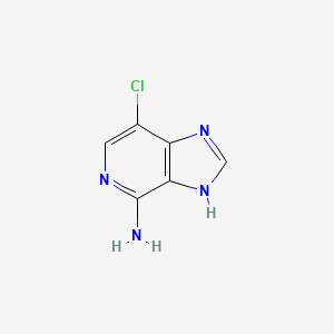 molecular formula C6H5ClN4 B1314765 7-chloro-1H-imidazo[4,5-c]pyridin-4-amine CAS No. 668268-69-7