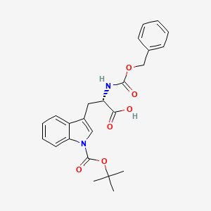 molecular formula C24H26N2O6 B13147742 Z-Trp(boc)-OH 