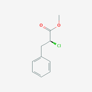 molecular formula C10H11ClO2 B13147786 methyl (2S)-2-chloro-3-phenylpropanoate 