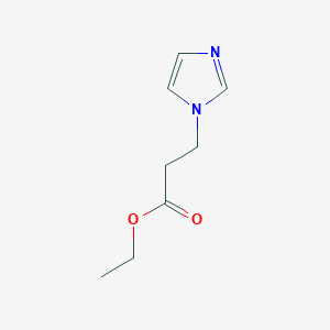 molecular formula C8H12N2O2 B1314787 ethyl 3-(1H-imidazol-1-yl)propanoate CAS No. 24215-02-9