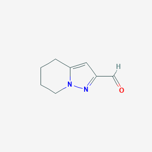 molecular formula C8H10N2O B1314792 4,5,6,7-Tetrahydropyrazolo[1,5-a]pyridine-2-carbaldehyde CAS No. 307313-06-0