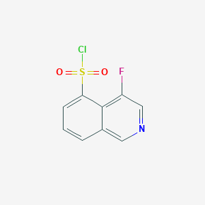 molecular formula C9H5ClFNO2S B1314803 4-fluoroisoquinoline-5-sulfonyl Chloride CAS No. 194032-33-2