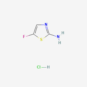 molecular formula C3H4ClFN2S B1314805 5-Fluorothiazol-2-amine hydrochloride CAS No. 745053-64-9