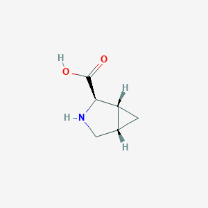 molecular formula C6H9NO2 B1314806 cis-3-Azabicyclo[3.1.0]hexane-2-carboxylic acid 
