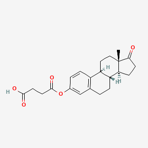 molecular formula C22H26O5 B1314807 雌酮 3-半琥珀酸酯 CAS No. 58534-72-8