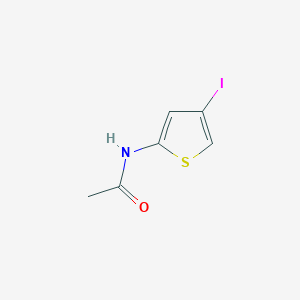 molecular formula C6H6INOS B13148300 N-(4-Iodothiophen-2-yl)acetamide 