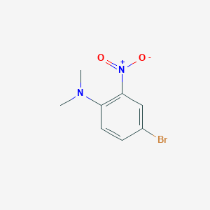 molecular formula C8H9BrN2O2 B1314831 4-Bromo-N,N-dimethyl-2-nitroaniline CAS No. 829-02-7