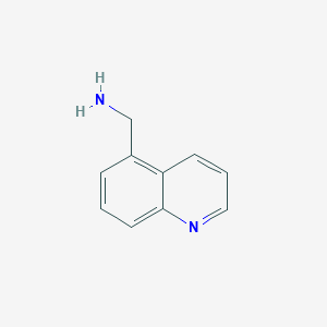 molecular formula C10H10N2 B1314836 (喹啉-5-基)甲胺 CAS No. 58123-57-2