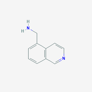 molecular formula C10H10N2 B1314837 异喹啉-5-基甲胺 CAS No. 58123-58-3