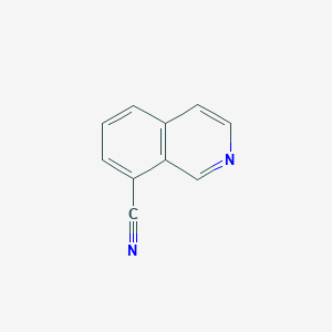 molecular formula C10H6N2 B1314838 Isoquinoline-8-carbonitrile CAS No. 362606-11-9