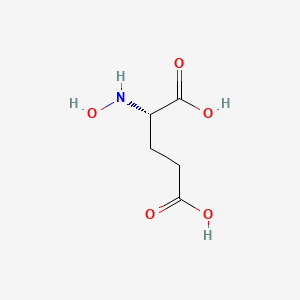 molecular formula C5H9NO5 B13148460 N-Hydroxy-L-glutamic acid CAS No. 13782-56-4