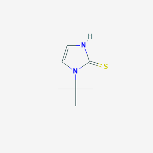 molecular formula C7H12N2S B1314848 1-tert-butyl-1H-imidazole-2-thiol CAS No. 61640-27-5