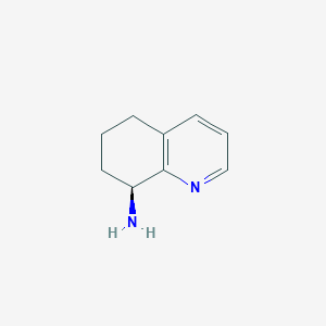 molecular formula C9H12N2 B1314850 (S)-5,6,7,8-Tetrahydroquinolin-8-amine CAS No. 369656-57-5