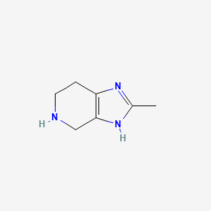 molecular formula C7H11N3 B1314859 2-甲基-4,5,6,7-四氢-3H-咪唑并[4,5-c]吡啶 CAS No. 774178-09-5