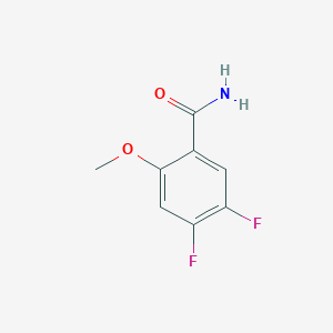 molecular formula C8H7F2NO2 B1314863 4,5-Difluoro-2-methoxybenzamide CAS No. 425702-23-4