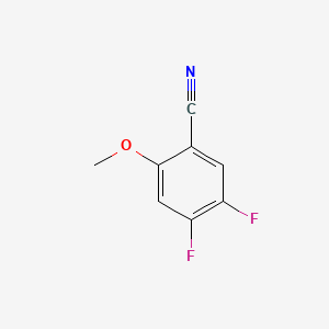 molecular formula C8H5F2NO B1314864 4,5-二氟-2-甲氧基苯甲腈 CAS No. 425702-28-9