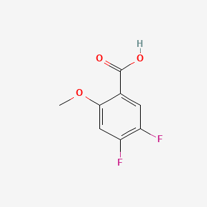 molecular formula C8H6F2O3 B1314865 4,5-Difluoro-2-methoxybenzoic acid CAS No. 425702-18-7