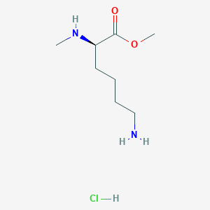 molecular formula C8H19ClN2O2 B13148696 N-Me-D-Lys-OMe.HCl 