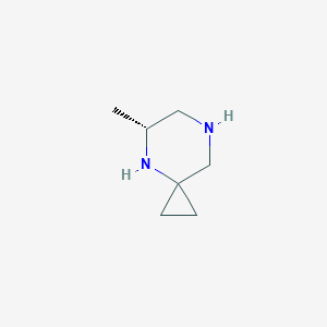 molecular formula C7H14N2 B13148746 (R)-5-Methyl-4,7-diazaspiro[2.5]octane 