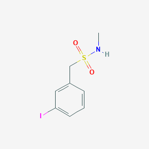 molecular formula C8H10INO2S B13148774 1-(3-Iodophenyl)-N-methylmethanesulfonamide CAS No. 1286754-49-1