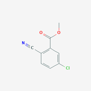 molecular formula C9H6ClNO2 B1314879 Methyl 5-chloro-2-cyanobenzoate CAS No. 439117-38-1