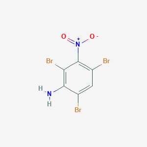 molecular formula C6H3Br3N2O2 B1314880 2,4,6-Tribromo-3-nitroaniline CAS No. 62406-72-8